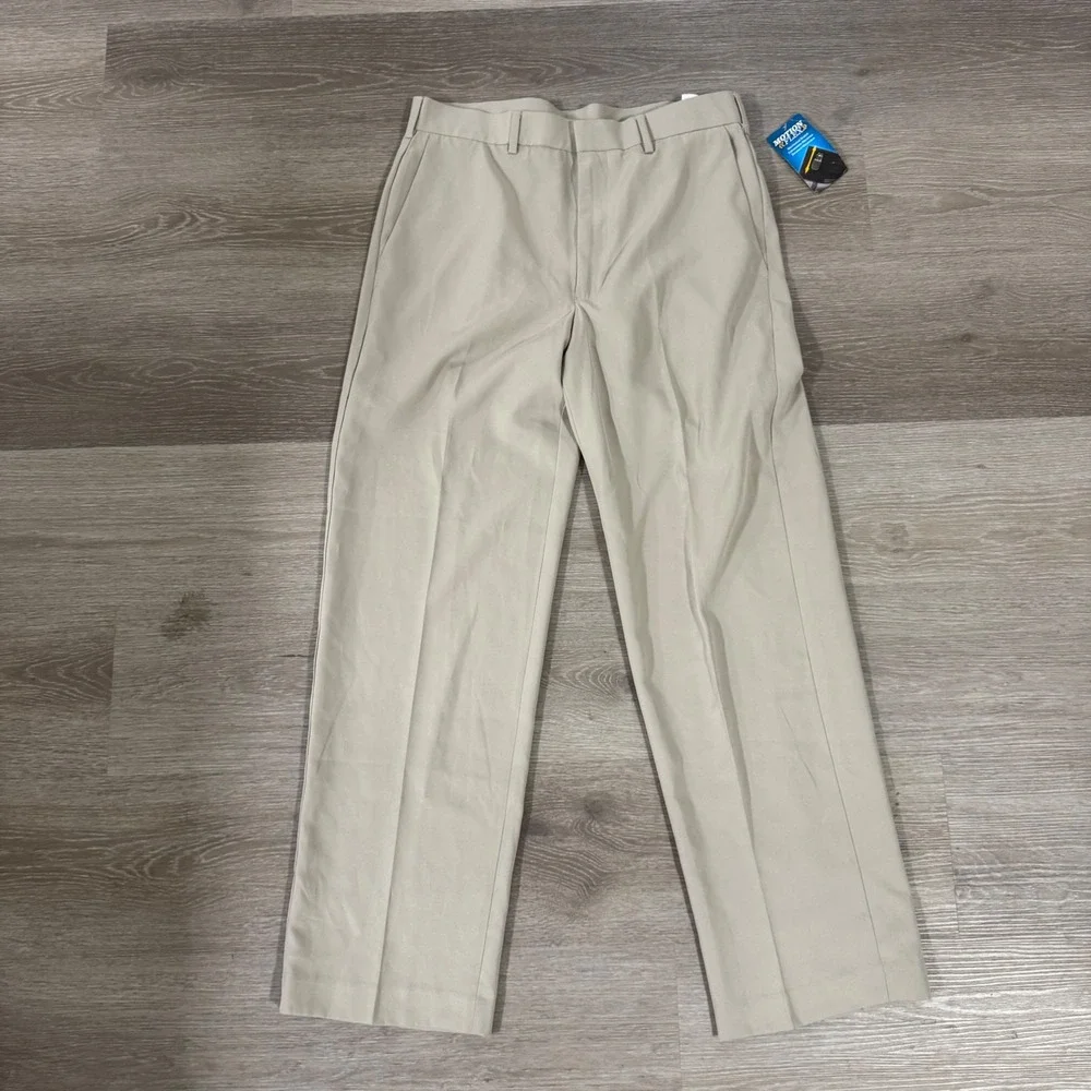 PGA Tour Golf Pants Mens 32x30 Plaza Taupe Motion Flex Stretch PVBS50M2RS